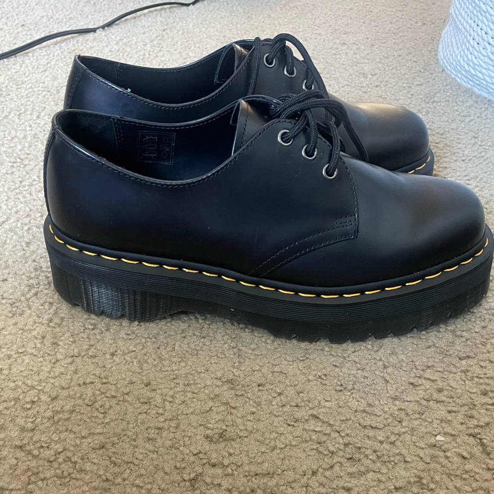 1461 SMOOTH LEATHER PLATFORM SHOES
